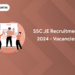 SSC JE Recruitment 2024