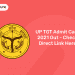 UP TGT Admit Card 2021 Out - Check Direct Link Here