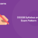 DSSSB Syllabus and Exam Pattern