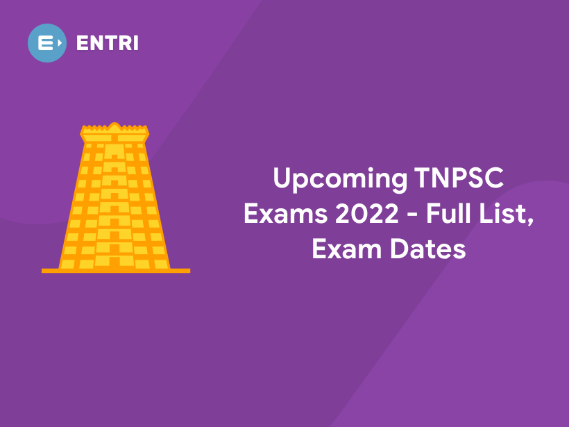 TNPSC Exams 2021 Full List Entri