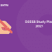 dsssb study plan 2021