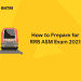How to Prepare for RRB ASM Exam 2021