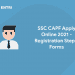 SSC CAPF Apply Online - Registration steps, forms