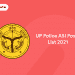 UP Police ASI Posts List 2021