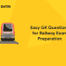 Easy GK Questions for Railway Exam preparation