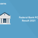 Federal Bank PO Result 2021