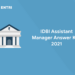 IDBI Assistant Manager Answer Key 2021