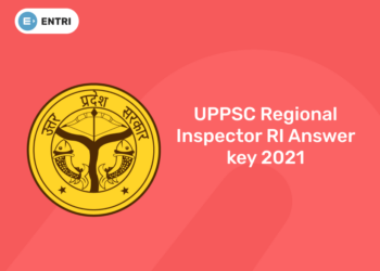 UPPSC Regional Inspector RI Answer key 2021