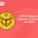 UPPSC Regional Inspector RI Answer key 2021
