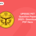 UPSSSC PET Question Paper 2021 - Download PDF Here