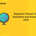 Rajasthan Patwari GK Questions and Answers 2023