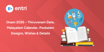 Onam 2026 – Thiruvonam Date, Malayalam Calendar, Pookalam Designs, Wishes, Sadhya & Details