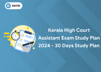 Kerala High Court Assistant Exam Study Plan 2024 - 30 Days Study Plan