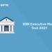 IDBI Executive Mock Test 2021