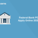 Federal Bank PO Apply Online 2021
