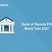 Bank of Baroda PO Mock Test 2021