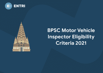 BPSC Motor Vehicle Inspector Eligibility Criteria 2021