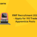 RWF Recruitment 2021 - Apply for 192 Trade Apprentice Posts
