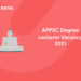 APPSC Degree Lecturer Vacancy 2021