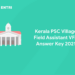 Kerala PSC Village Field Assistant VFA Answer Key 2022