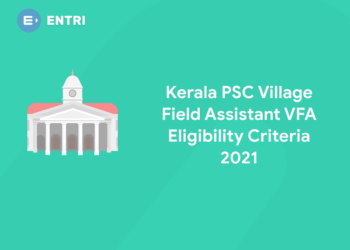 Kerala PSC Village Field Assistant VFA Eligibility Criteria 2022