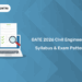 GATE 2026 Civil Engineering Syllabus & Exam Pattern