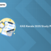 KAS Kerala 2025 Study Plan: Month-Wise Preparation Guide