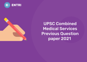 UPSC Combined Medical Services Previous Question paper 2021