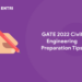 GATE 2022 Civil Engineering Preparation Tips