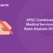 UPSC Combined Medical Services Exam Analysis 2021
