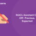 NIACL Assistant Cut Off 2022 - Previous, Expected