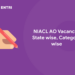 NIACL AO Vacancy 2022 - State wise, Category wise
