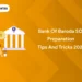 Bank Of Baroda SO Preparation Tips