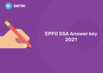 EPFO SSA Answer key 2021