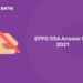 EPFO SSA Answer key 2021