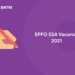 EPFO SSA Vacancy 2021