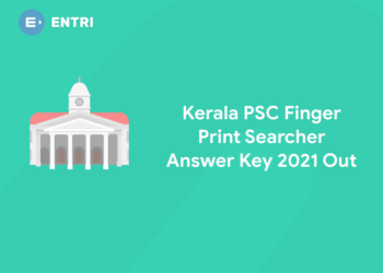 Kerala PSC Finger Print Searcher Answer Key 2021 Out