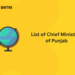 List of Chief Ministers of Punjab pdf