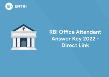 RBI Office Attendant Answer Key 202