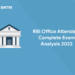 RBI Office Attendant Complete Exam Analysis 2022