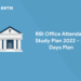 RBI Office Attendant Study Plan 2022 - 30 Days Plan