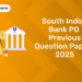 South India Bank PO Previous Question Papers 2025