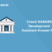Check NABARD Development Assistant Answer Key 2022