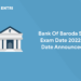 Bank Of Baroda SO Exam Date 2022 - Date Announced