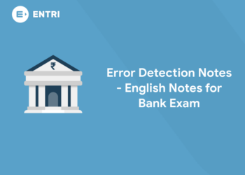 Error Detection Notes - English Notes for Bank Exam