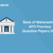 Bank of Maharashtra AFO previous question papers 2021