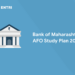 bank of maharashtra afo study plan 2021