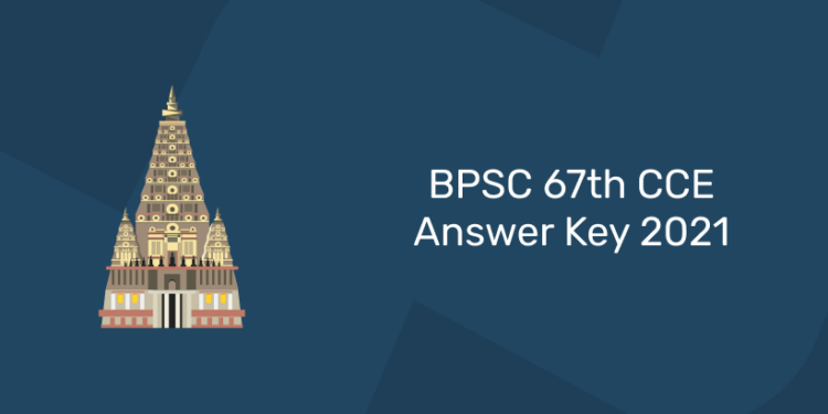 BPSC 67th CCE Answer Key 2021