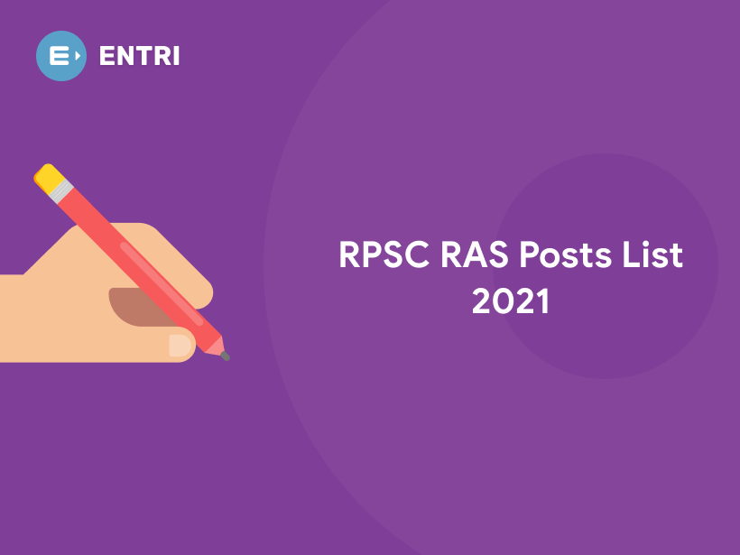 RPSC RAS Posts List 2021 - Entri Blog