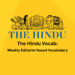 Weekly English Vocabulary Based on The Hindu Editorial 2021 October 16